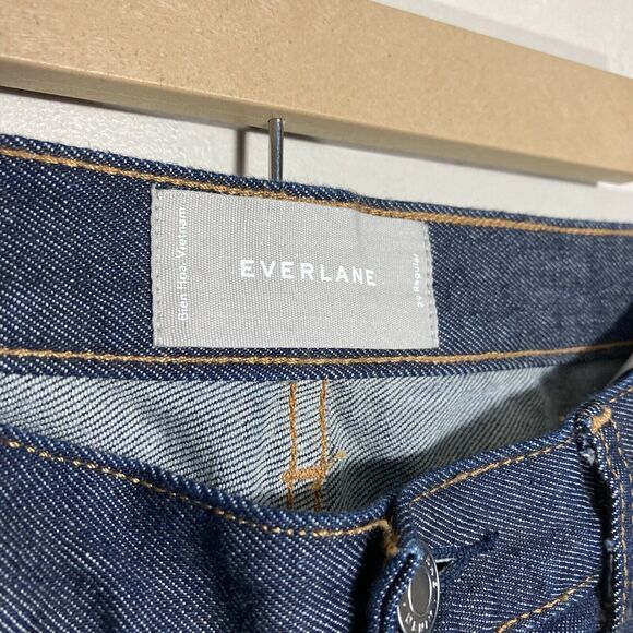 Everlane High Rise Dark Blue Jeans - Picture 10 of 12